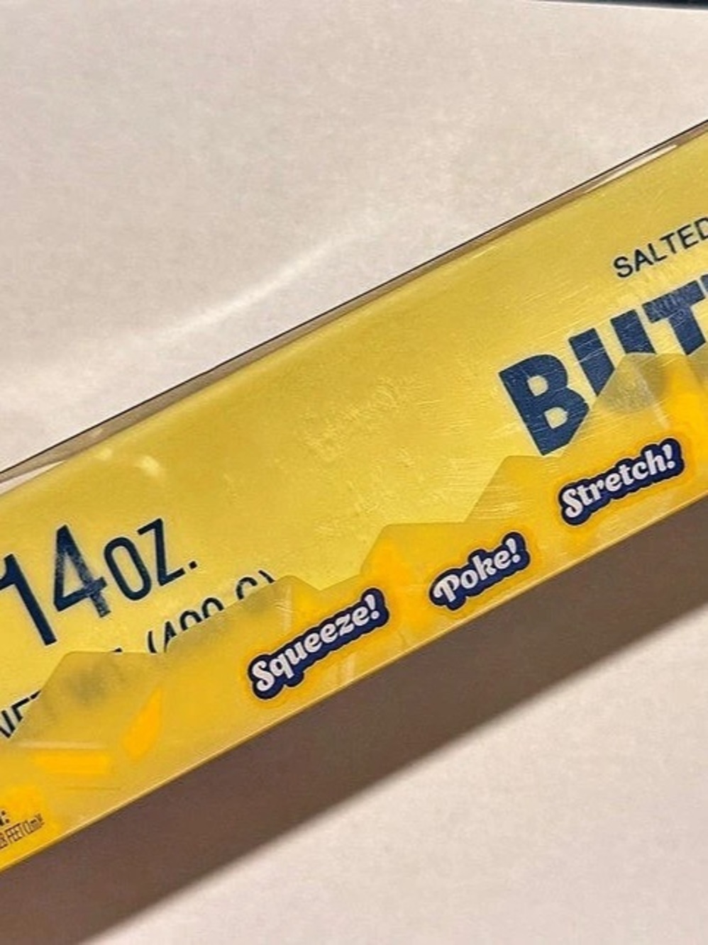 Squeezee Butter Squeeze Toy Butter Yellow NWT